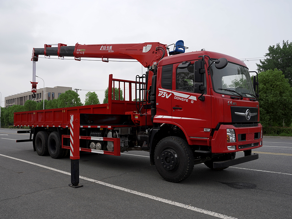 國六東風暢行D3V后雙橋長威12噸四節直臂吊機隨車吊