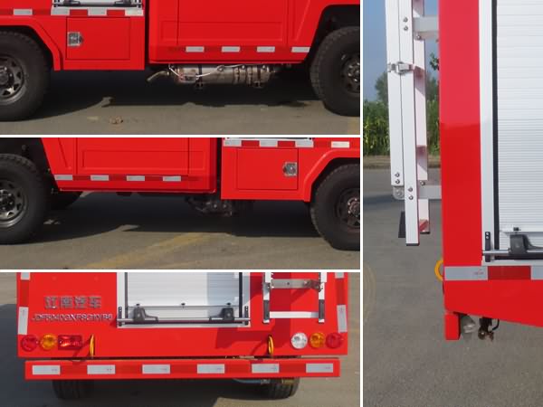 藍牌四驅(qū)越野森林水罐消防車