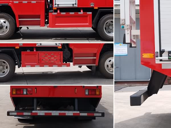 3.5噸雙排四驅森林水罐消防車